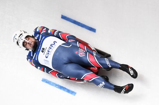 Санный спорт. Чемпионат мира. Спринт. Двойки