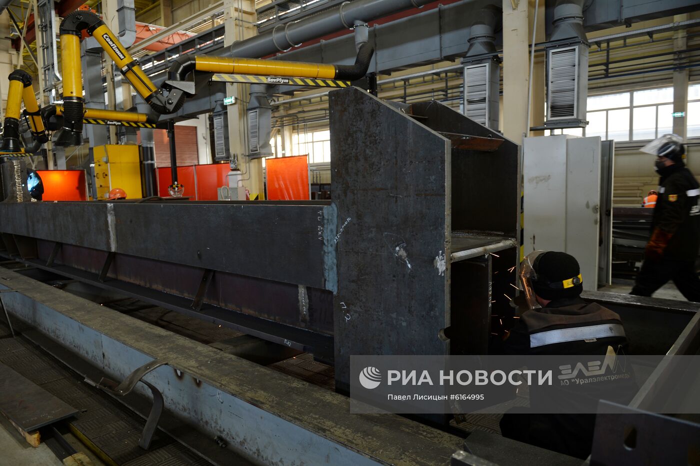 Производство стальных конструкций на предприятии "Уралэлектромедь" 