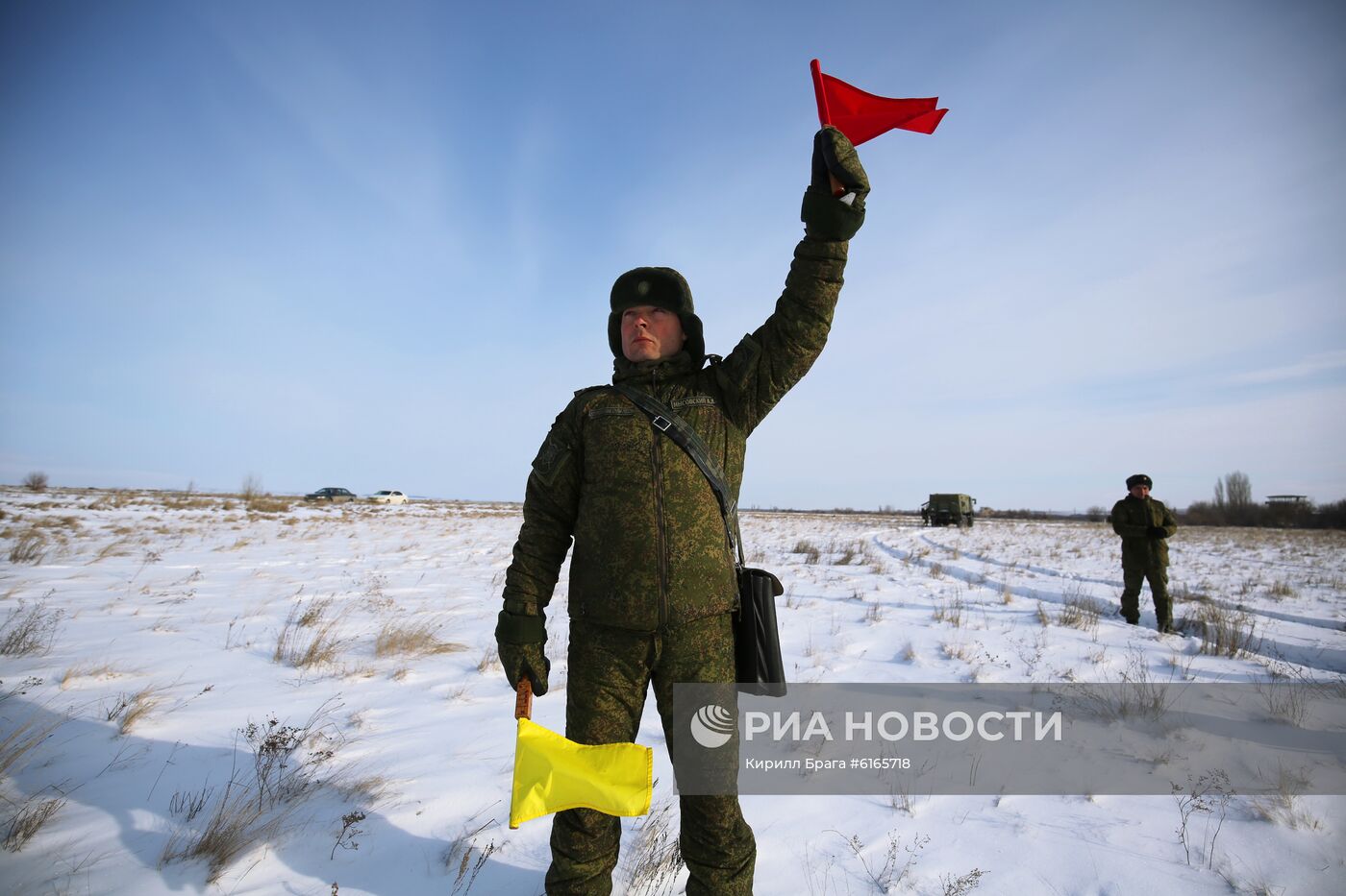 Учения войск РХБ защиты в Волгоградской области