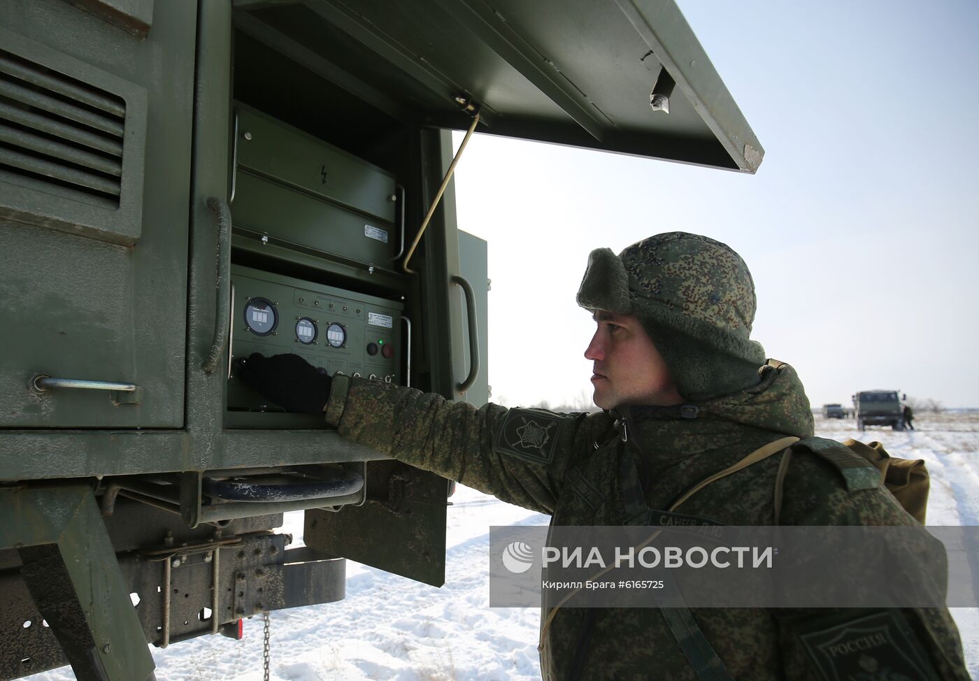 Учения войск РХБ защиты в Волгоградской области