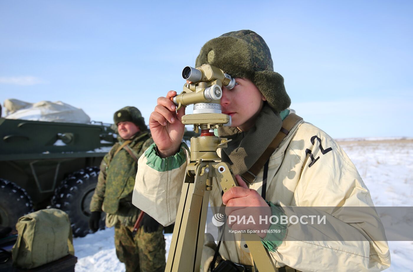 Учения войск РХБ защиты в Волгоградской области