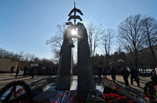 Открытие памятника воинам-интернационалистам в Ростове-на-Дону