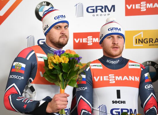 Санный спорт. Чемпионат мира. Двойки