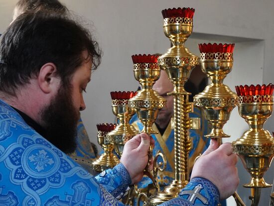 Освящение нового храма Сретения Господня в Калининграде