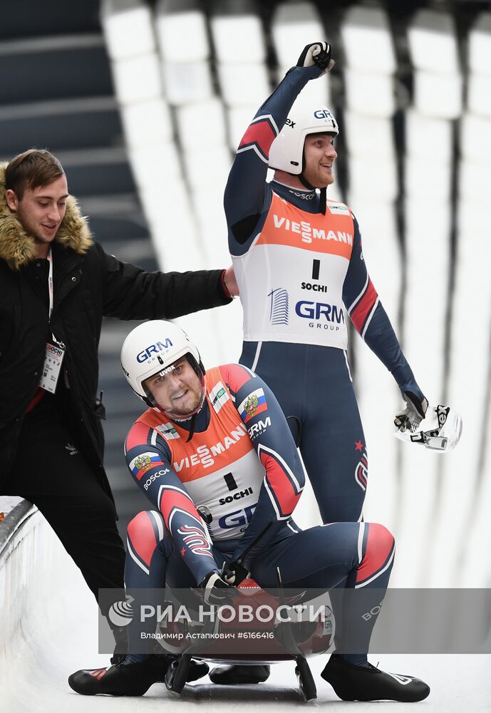 Санный спорт. Чемпионат мира. Двойки