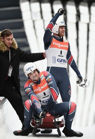 Санный спорт. Чемпионат мира. Двойки