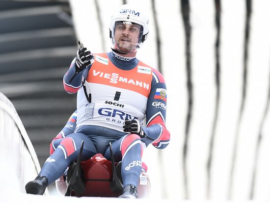 Санный спорт. Чемпионат мира. Двойки