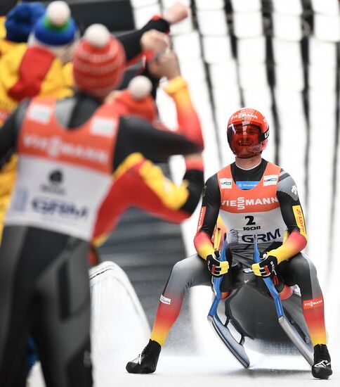 Санный спорт. Чемпионат мира. Двойки