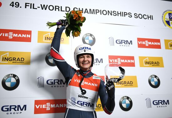 Санный спорт. Чемпионат мира. Женщины