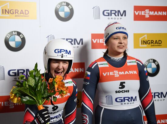 Санный спорт. Чемпионат мира. Женщины