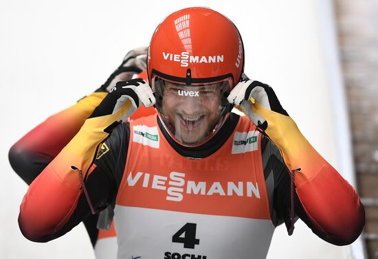 Санный спорт. Чемпионат мира. Двойки