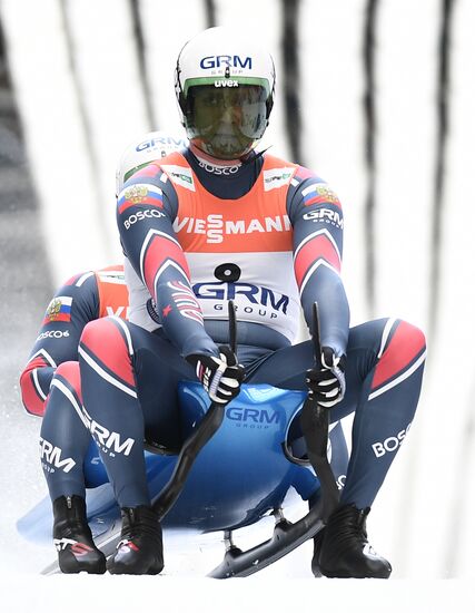 Санный спорт. Чемпионат мира. Двойки