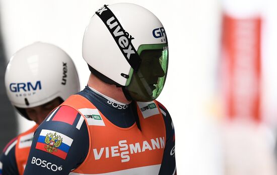 Санный спорт. Чемпионат мира. Двойки