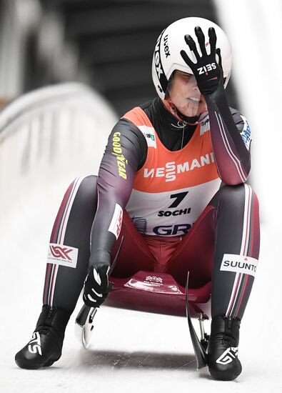 Санный спорт. Чемпионат мира. Женщины