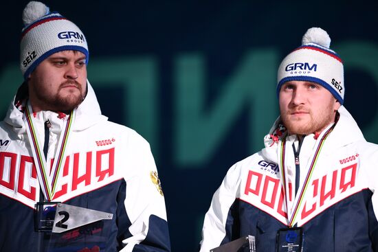 Санный спорт. Чемпионат мира. Двойки