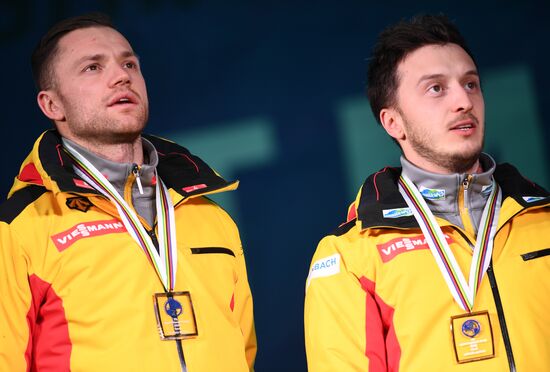 Санный спорт. Чемпионат мира. Двойки