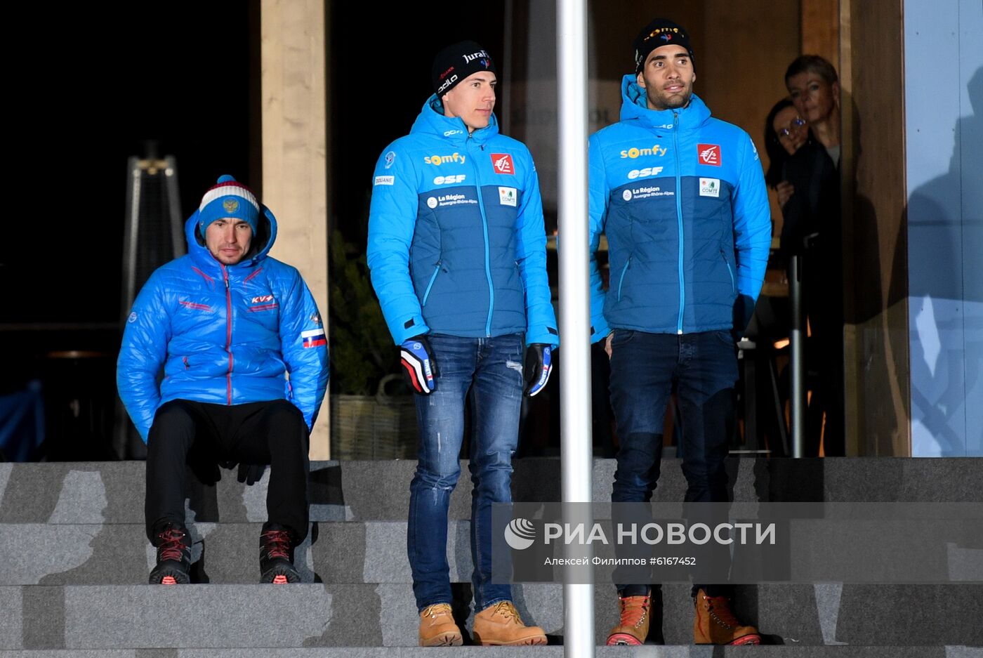 Биатлон. Чемпионат мира. Мужчины. Спринт. Церемония награждения