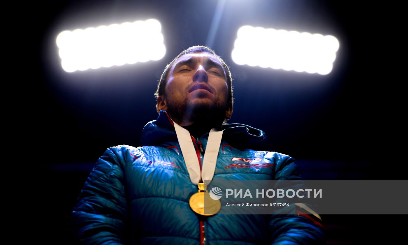 Биатлон. Чемпионат мира. Мужчины. Спринт. Церемония награждения