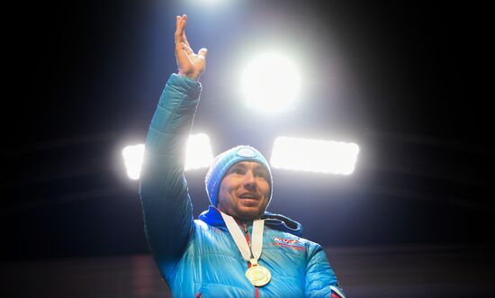 Биатлон. Чемпионат мира. Мужчины. Спринт. Церемония награждения