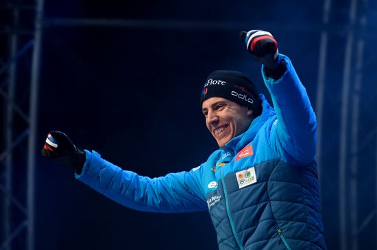 Биатлон. Чемпионат мира. Мужчины. Спринт. Церемония награждения