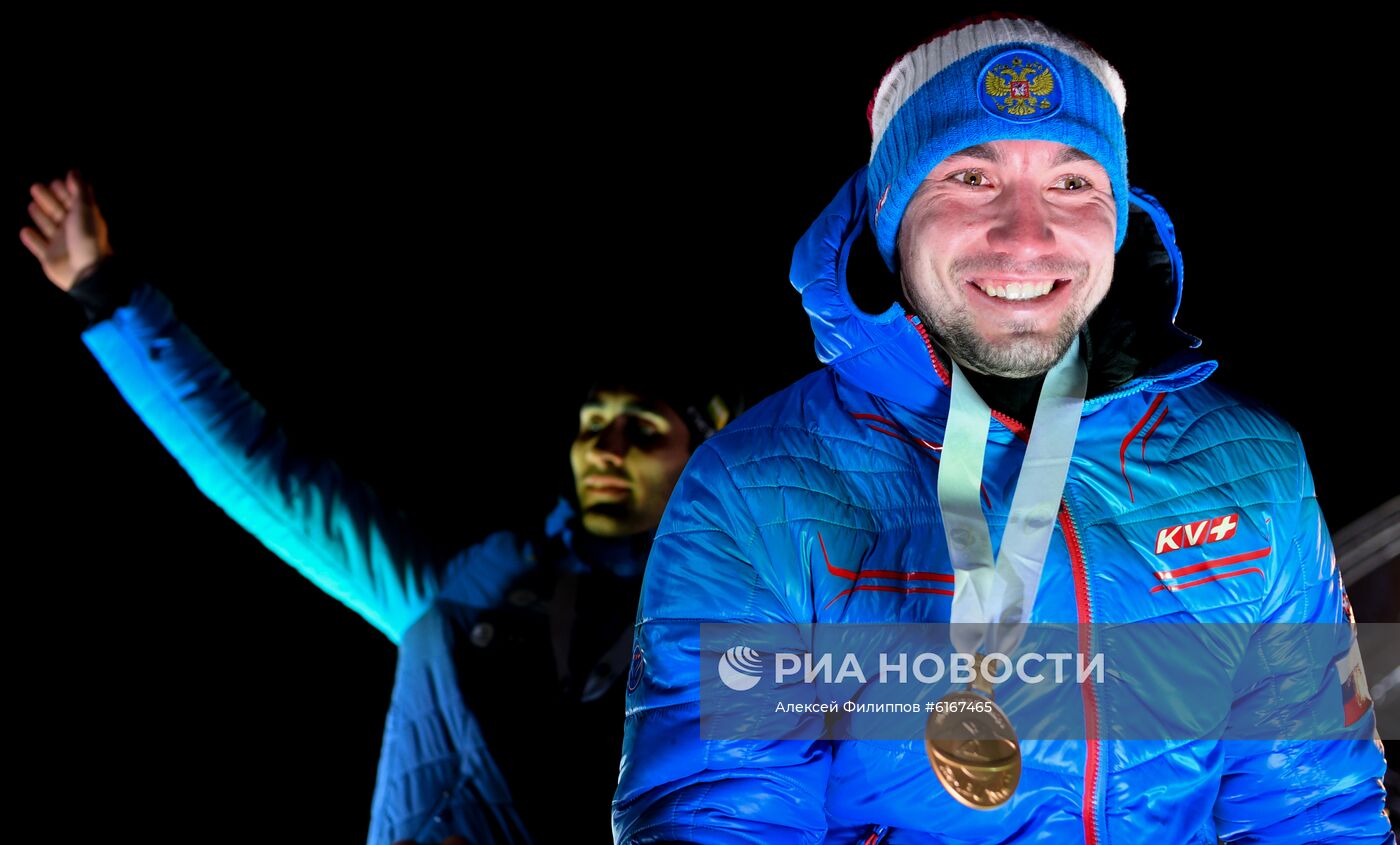 Биатлон. Чемпионат мира. Мужчины. Спринт. Церемония награждения