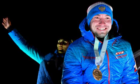 Биатлон. Чемпионат мира. Мужчины. Спринт. Церемония награждения