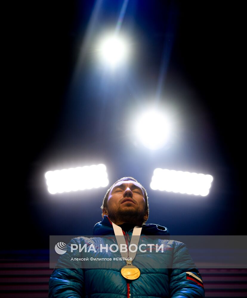 Биатлон. Чемпионат мира. Мужчины. Спринт. Церемония награждения