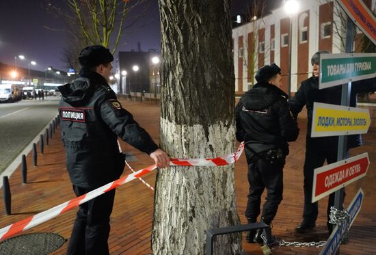 Ситуация на месте стрельбы в Калининграде