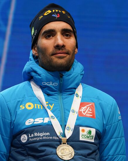 Биатлон. Чемпионат мира. Мужчины. Спринт. Церемония награждения