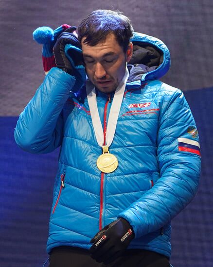 Биатлон. Чемпионат мира. Мужчины. Спринт. Церемония награждения