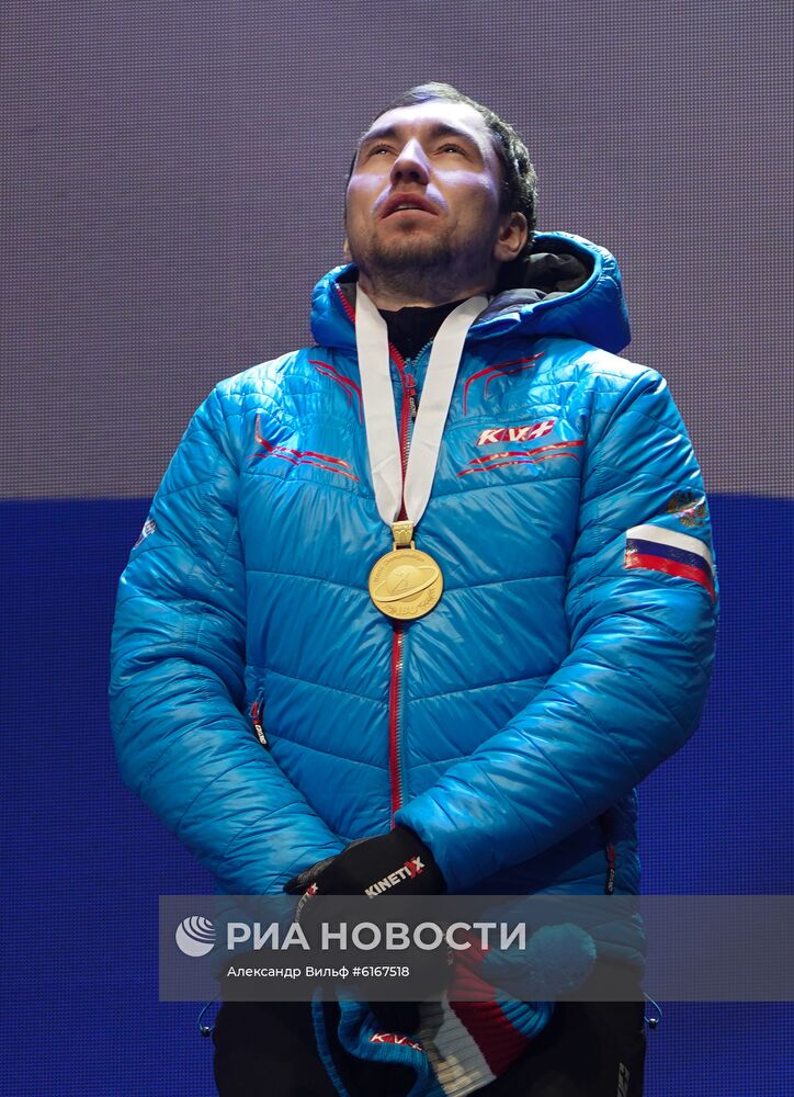 Биатлон. Чемпионат мира. Мужчины. Спринт. Церемония награждения