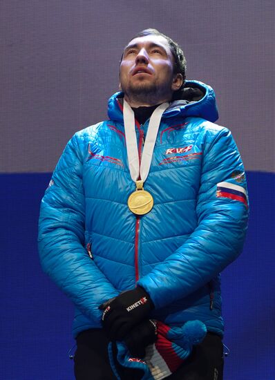 Биатлон. Чемпионат мира. Мужчины. Спринт. Церемония награждения