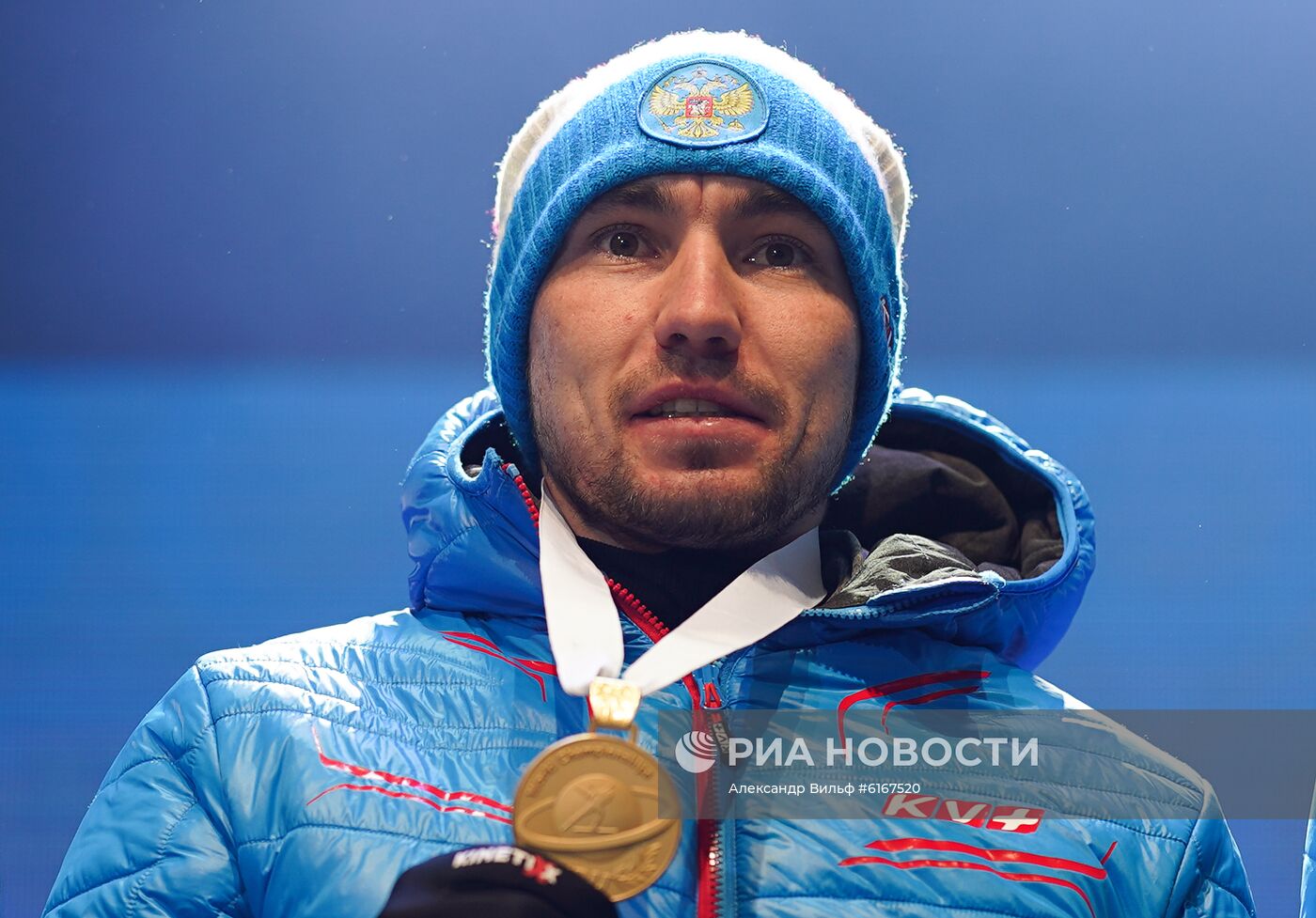 Биатлон. Чемпионат мира. Мужчины. Спринт. Церемония награждения