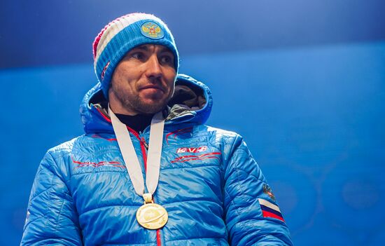 Биатлон. Чемпионат мира. Мужчины. Спринт. Церемония награждения