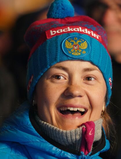 Биатлон. Чемпионат мира. Мужчины. Спринт. Церемония награждения