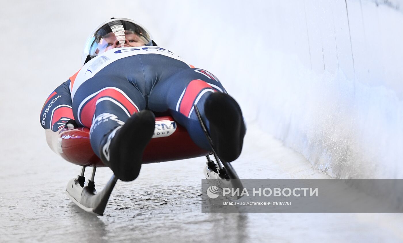 Санный спорт. Чемпионат мира. Мужчины