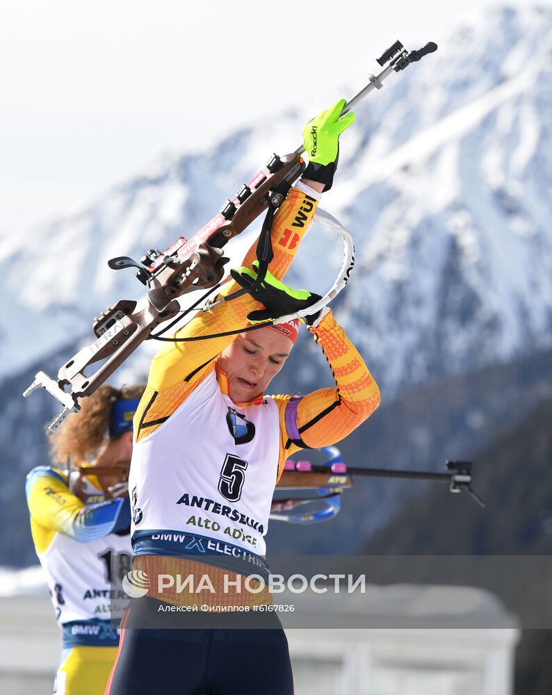 Биатлон. Чемпионат мира. Женщины. Гонка преследования