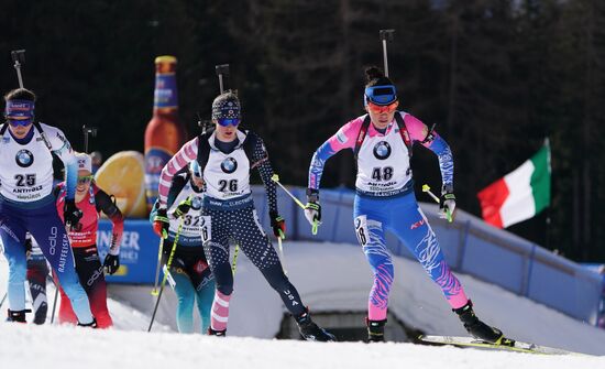 Биатлон. Чемпионат мира. Женщины. Гонка преследования