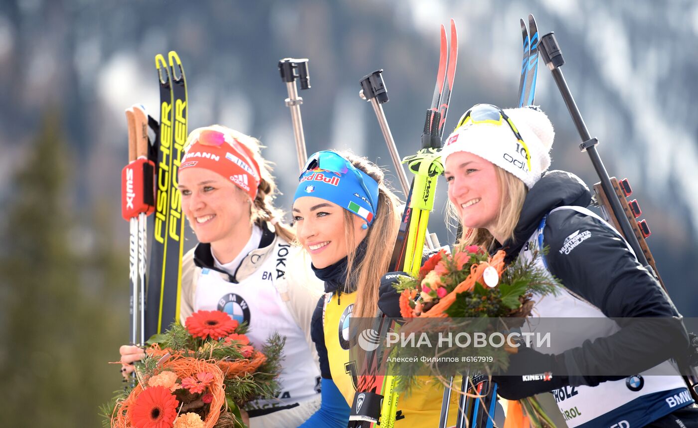 Биатлон. Чемпионат мира. Женщины. Гонка преследования