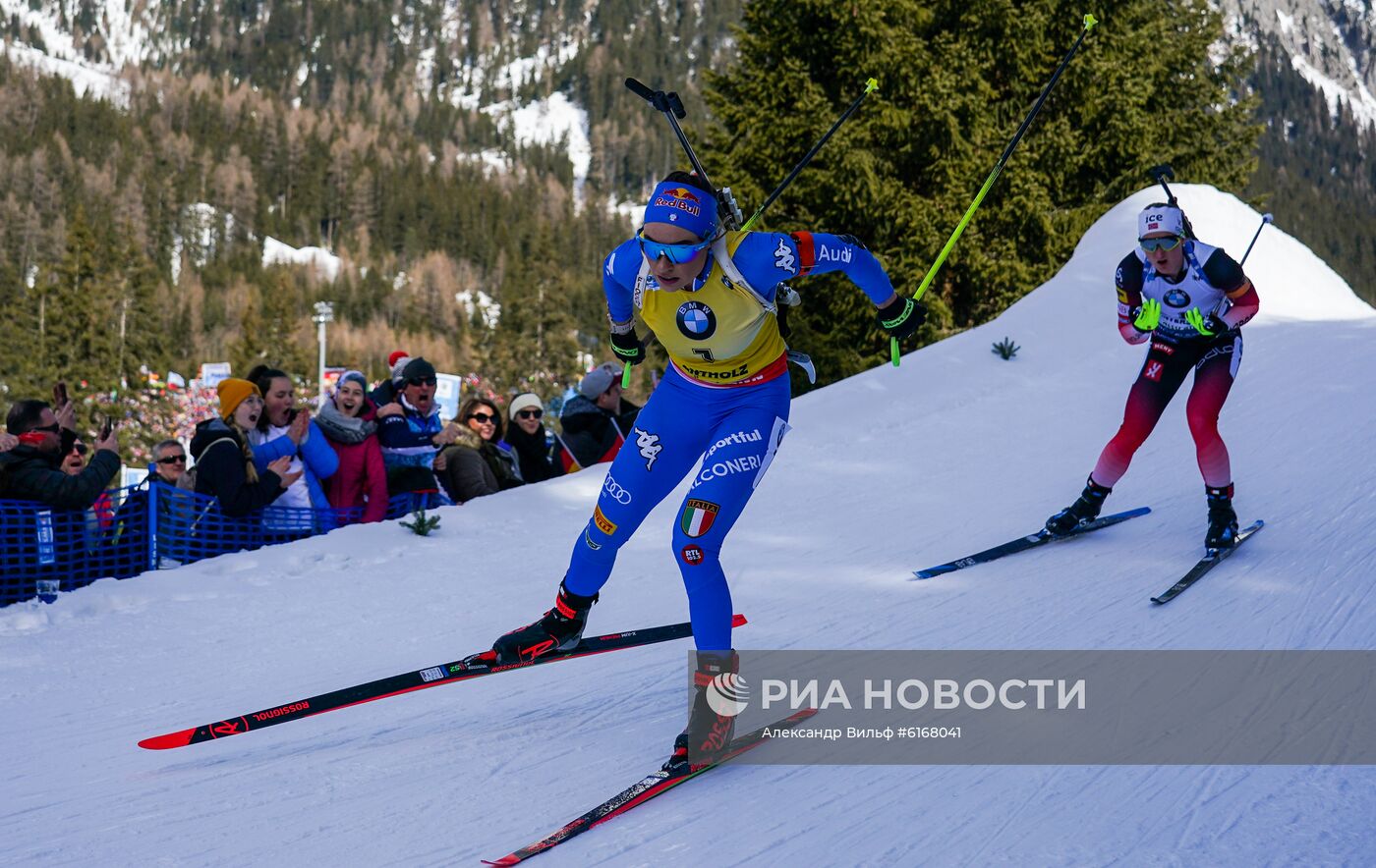 Биатлон. Чемпионат мира. Женщины. Гонка преследования