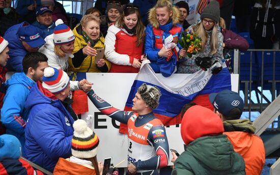 Санный спорт. Чемпионат мира. Мужчины