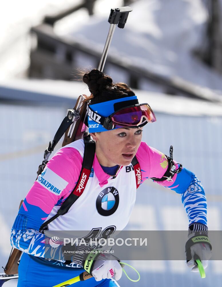 Биатлон. Чемпионат мира. Женщины. Гонка преследования