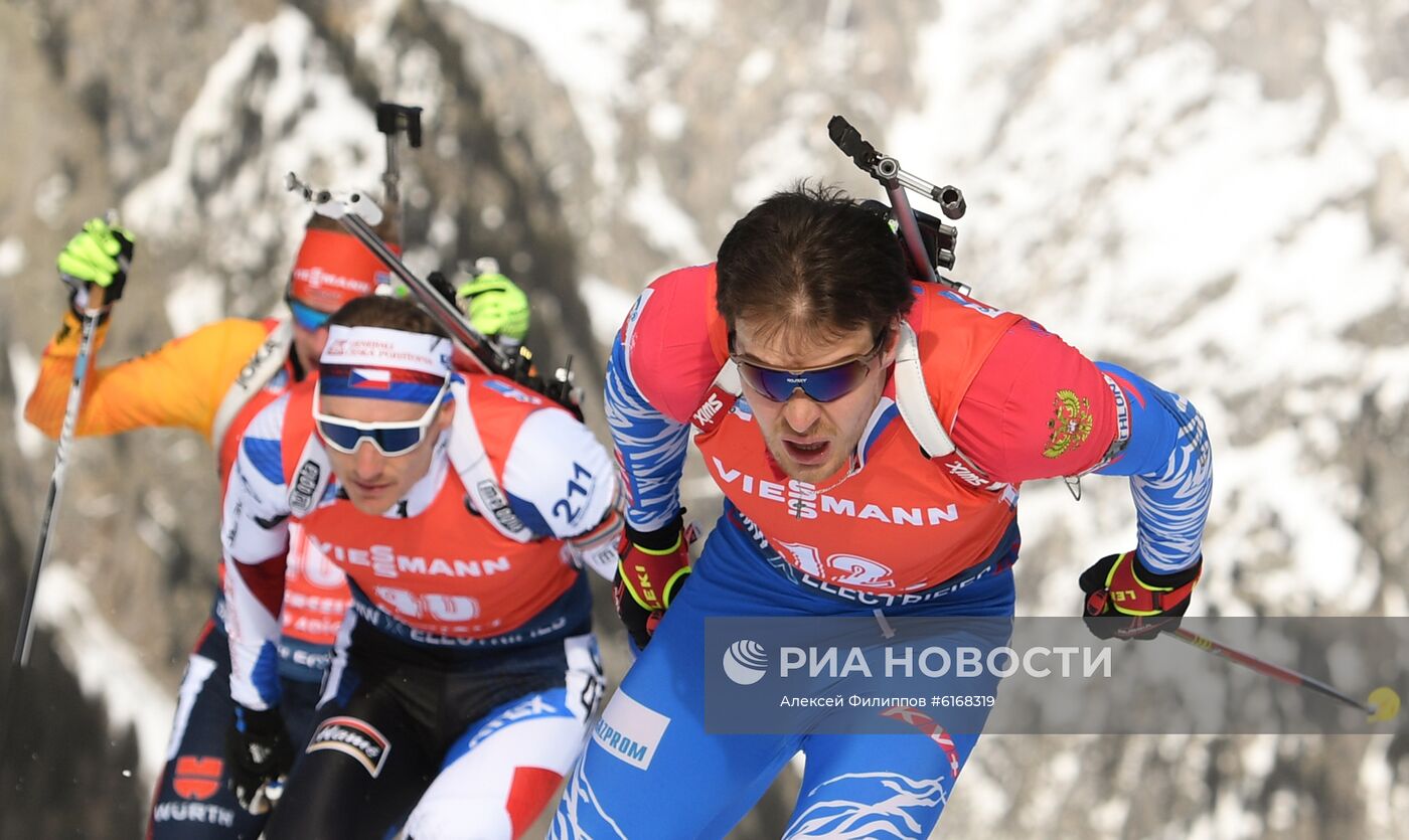 Биатлон. Чемпионат мира. Мужчины. Гонка преследования