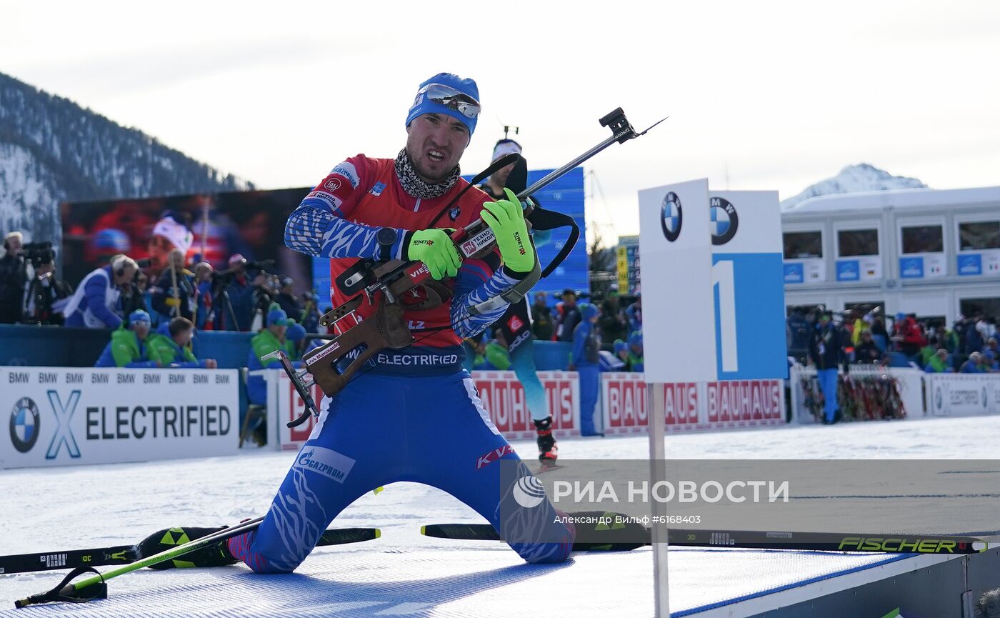 Биатлон. Чемпионат мира. Мужчины. Гонка преследования