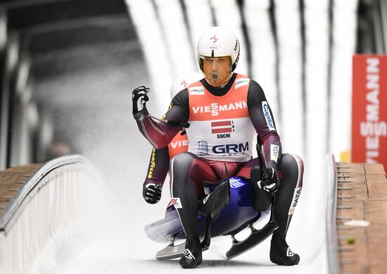 Санный спорт. Чемпионат мира. Командная эстафета