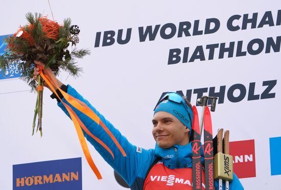 Биатлон. Чемпионат мира. Мужчины. Гонка преследования
