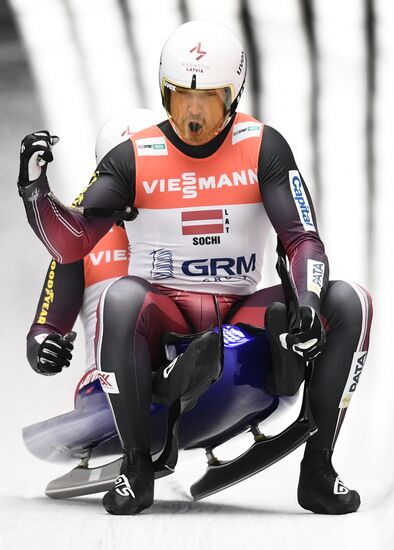 Санный спорт. Чемпионат мира. Командная эстафета