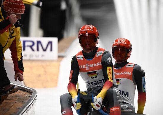 Санный спорт. Чемпионат мира. Командная эстафета