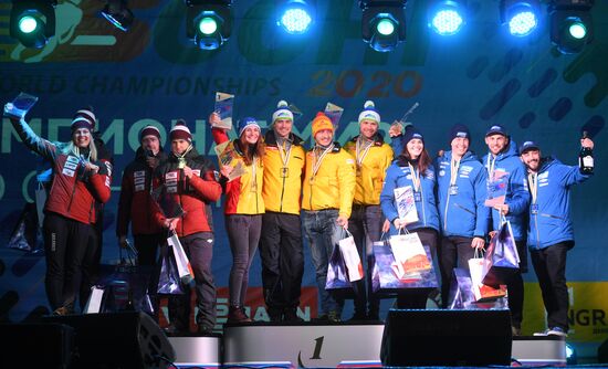 Санный спорт. Чемпионат мира. Командная эстафета