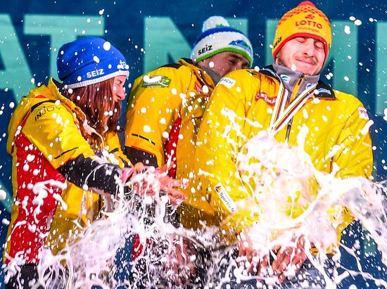 Санный спорт. Чемпионат мира. Командная эстафета